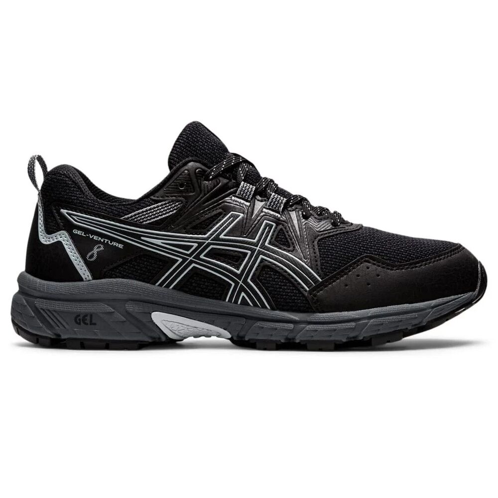 ASICS Women's Gel-Venture 8 Running Shoes, 6 Wide, Black/Piedmont Grey